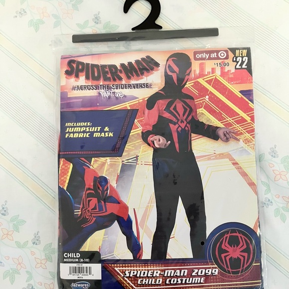 Spiderman Across the Spiderverse Kids Costume - Red and Black - Picture 1 of 2